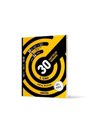 5.SINIF SOSYAL BİLGİLER 30 HAFTALIK DENEME