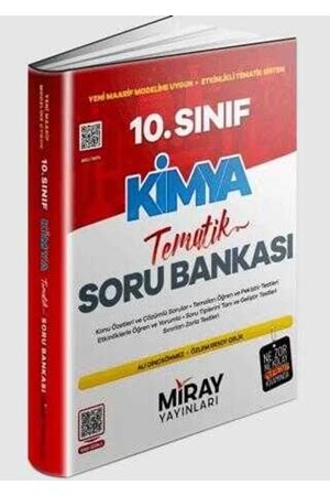 Miray 10. Sınıf Kimya Konu Özetli Tematik Soru Bankası