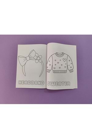 YARATICI ÇOCUK GİYSİLER BOYAMA KİTABI 2 - İNGİLİZCE KELİMELERLE