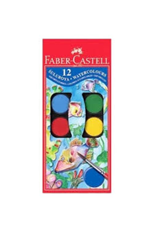 SULU BOYA FABER-CASTELL 12 RENK