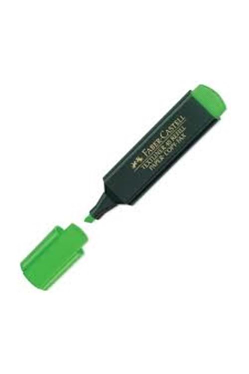 Faber-Castell Fosforlu Kalem Yeşil 10 lu