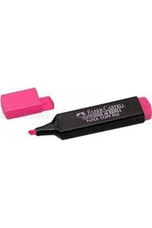 Faber-Castell Fosforlu Kalem Pembe 10 lu