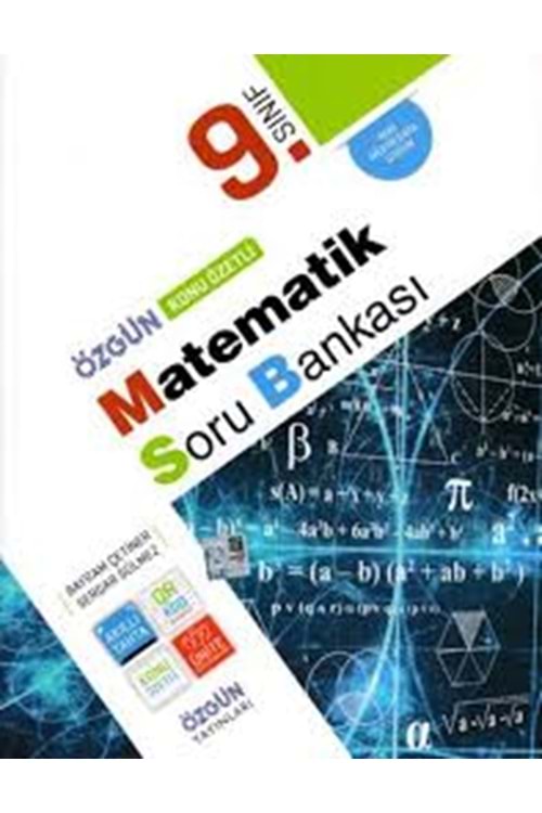 ÖZGÜN 9.SINIF MATEMATİK KONU ÖZETLİ SORU BANKASI 2023-2024