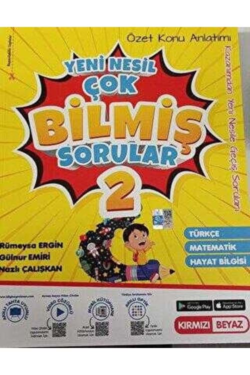 KIRMIZI BEYAZ YENİ NESİL ÇOK BİLMİŞ SORULAR
