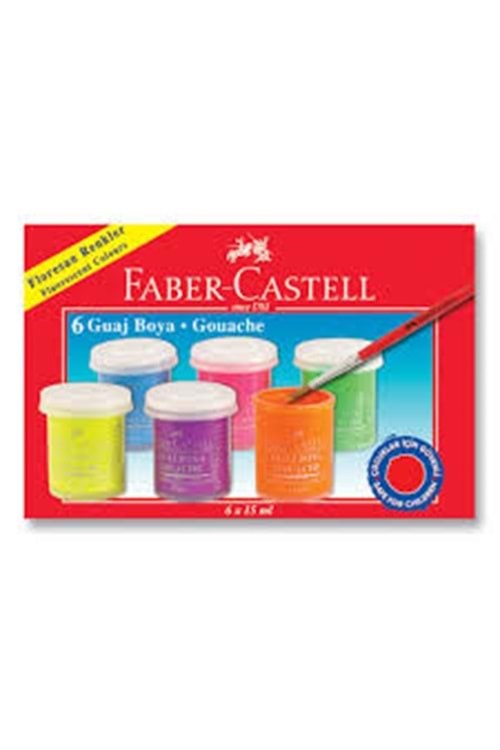 GUAJ BOYA FABER-CASTELL GUAJ BOYA 6 RENK 6X15ML