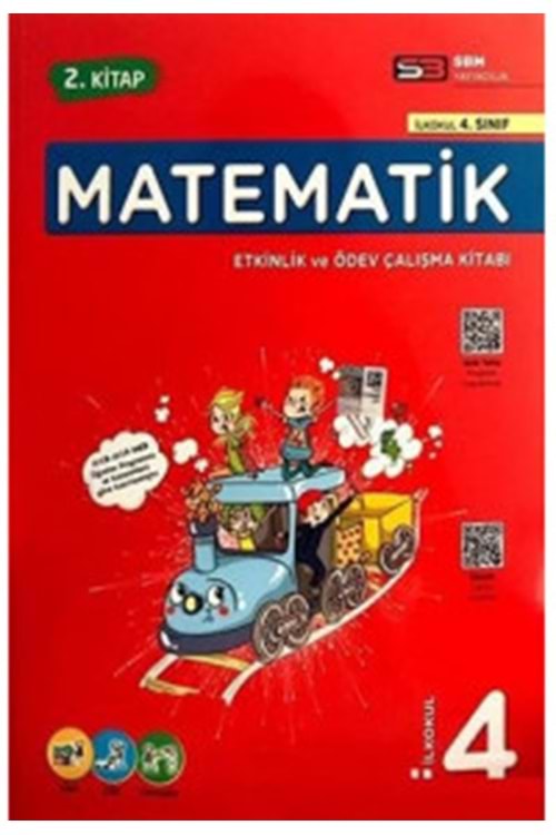 SBM 4.SINIF MATEMATİK ETKİNLİK VE ÖDEV KİTABI 2.KİTAP
