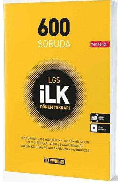 600 SORUDA LGS İLK DÖNEM TEKRARI