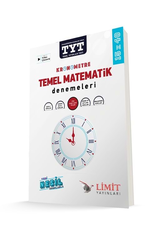 LİMİT TYT KRONOMETRE TEMEL MATEMATİK DENEMELERİ