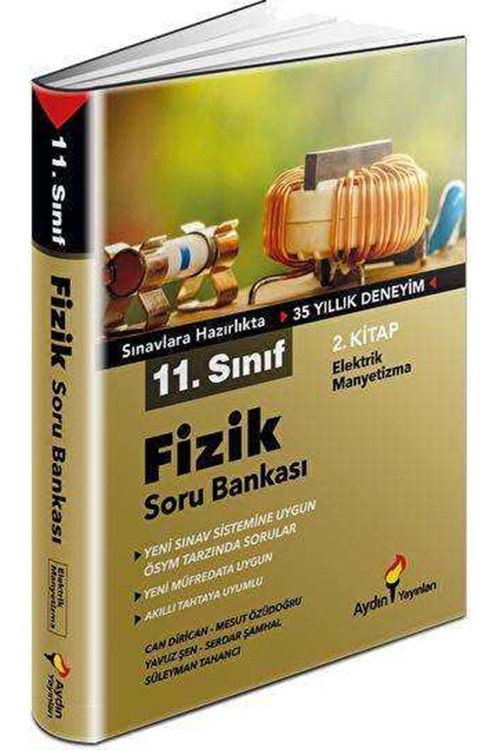 AYDIN 11.SINIF FİZİK SORU BANKASI ELEKTRİK MANYETİZMA (KAMPANYALI ÜRÜN)
