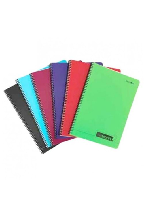 COLORMAXİ P.P KAPAK A4 40YP. SPİRALLİ KARELİ