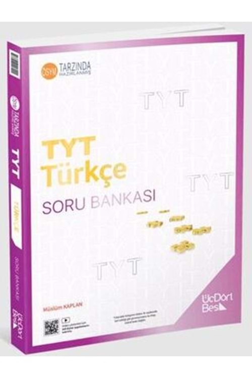 ÜÇDÖRTBEŞ 2025 TYT TÜRKÇE SORU BANKASI