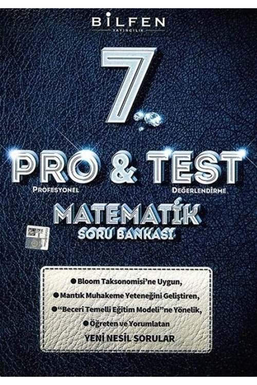 BİLFEN 7.SINIF PRO&TEST MATEMATİK SORU BANKASI