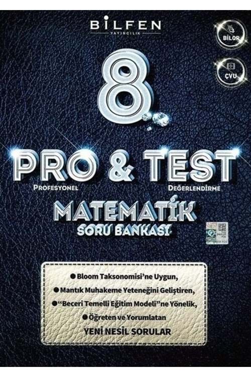BİLFEN 8.SINIF PRO&TEST MATEMATİK SORU BANKASI