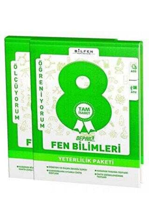 BİLFEN 8.SINIF FEN BİLİMLERİ DEPAR YETERLİLİK PAKETİ