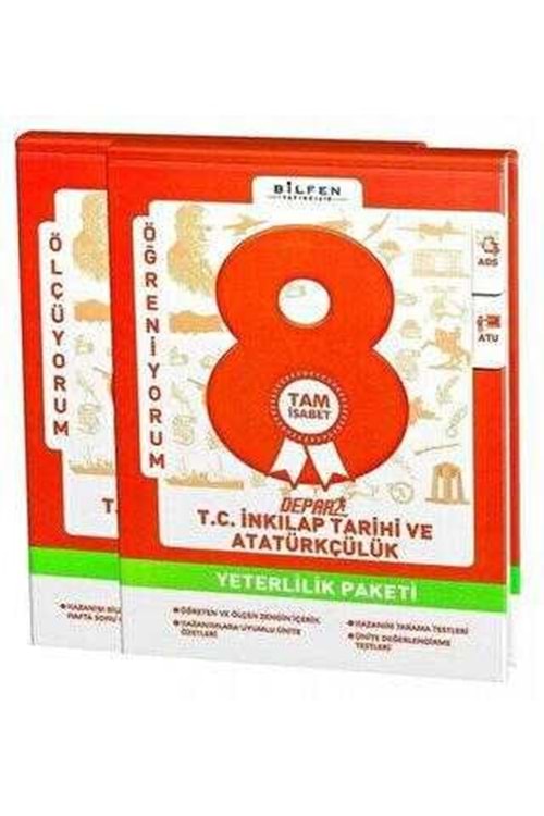 BİLFEN 8.SINIF TC INKILAP TARİHİ VE ATATÜRKÇÜLÜK DEPAR YETERLİLİK PAKETİ
