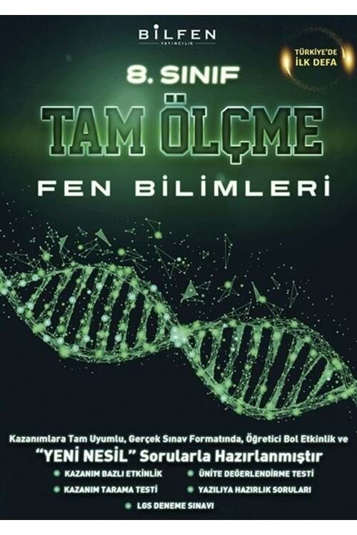BİLFEN 8.SINIF FEN BİLİMLERİ TAM ÖLÇME YENİ