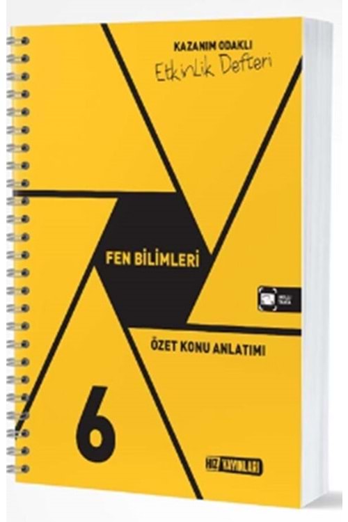 HIZ 6.SINIF FEN BİLİMLERİ ETKİNLİK DEFTERİ
