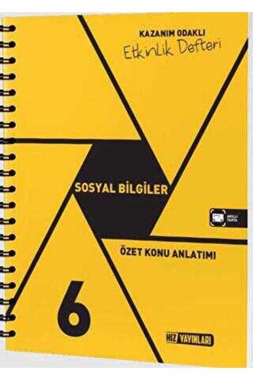 HIZ 6.SINIF SOSYAL BİLGİLER ETKİNLİK DEFTERİ