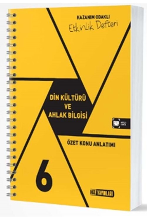 HIZ 6.SINIF DİN KÜLTÜRÜ VE AHLAK BİLGİSİ ETKİNLİK DEFTERİ
