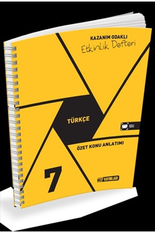 HIZ 7.SINIF TÜRKÇE ÖZET KONU ANLATIMLI ETKİNLİK KİTABI
