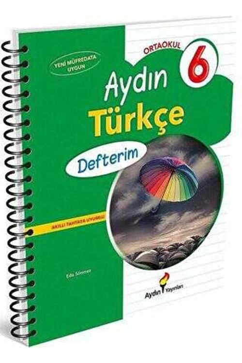 AYDIN ORTAOKUL 6 AYDIN TÜRKÇE DEFTERİM (KAMPANYALI ÜRÜN)
