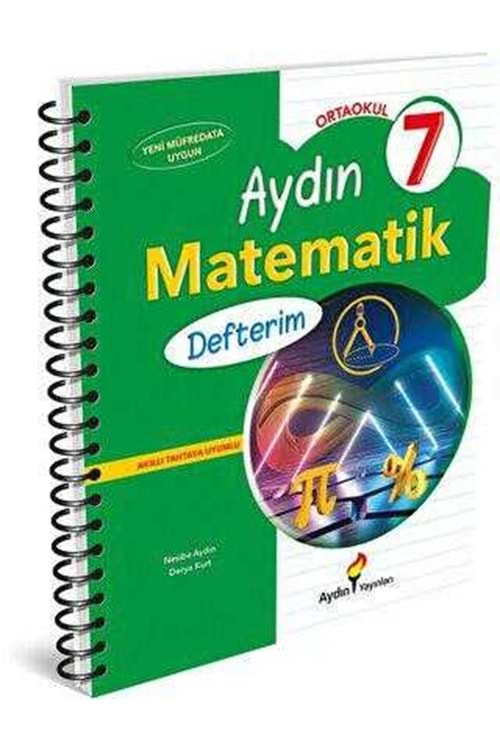 AYDIN ORTAOKUL 7 AYDIN MATEMATİK DEFTERİM (KAMPANYALI ÜRÜN)