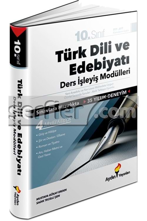 AYDIN 10.SINIF AYDIN TÜRK DİLİ VE EDEBİYATI DERS İŞLEYİŞ MODÜLLERİ (KAMPANYALI ÜRÜN)
