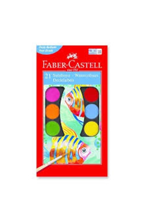 SULU BOYA FABER-CASTELL 21 RENK BÜYÜK BOY
