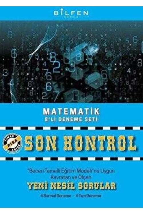 BİLFEN 8.SINIF MATEMATİK SON KONTROL 8'Lİ DENEME