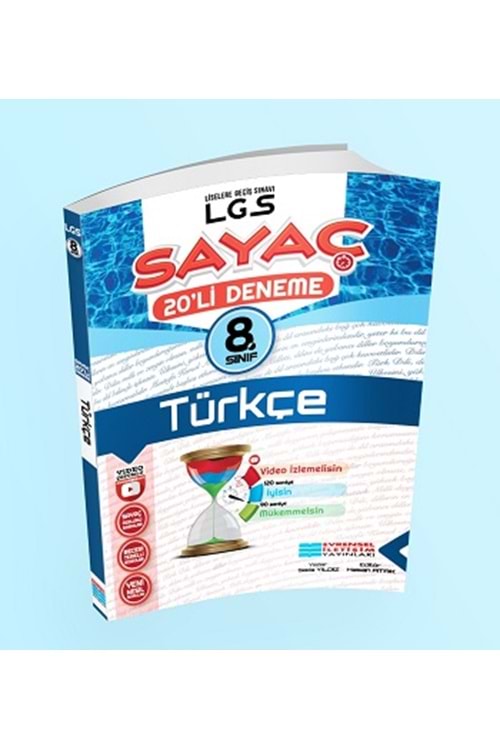 EVRENSEL İLETİŞİM 8.SINIF TÜRKÇE (SAYAÇ ) 20 Lİ DENEME