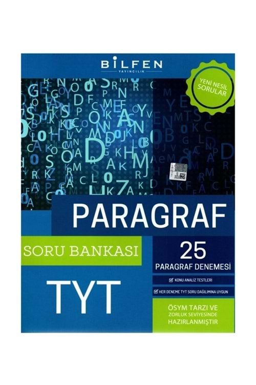 BİLFEN 12.SINIF TYT PARAGRAF SORU BANKASI