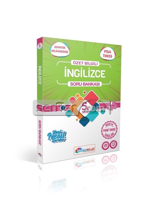 KÖŞEBİLGİ 5.SINIF İNGİLİZCE ÖZET BİLGİLİ SORU BANK