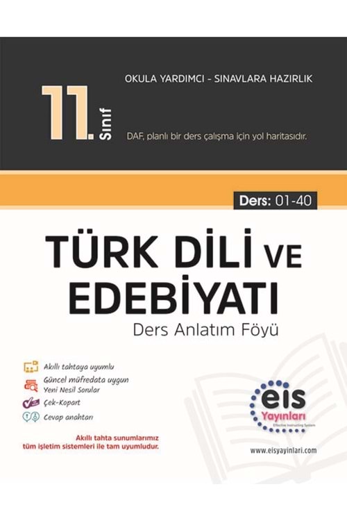 EIS 11.SINIF - DAF - TÜRK DİLİ VE EDEBİYATI