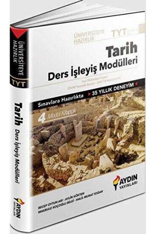 AYDIN ÜNİVERSİTEYE HAZIRLIK TYT TARİH DERS İŞLEYİŞ MODÜLLERİ