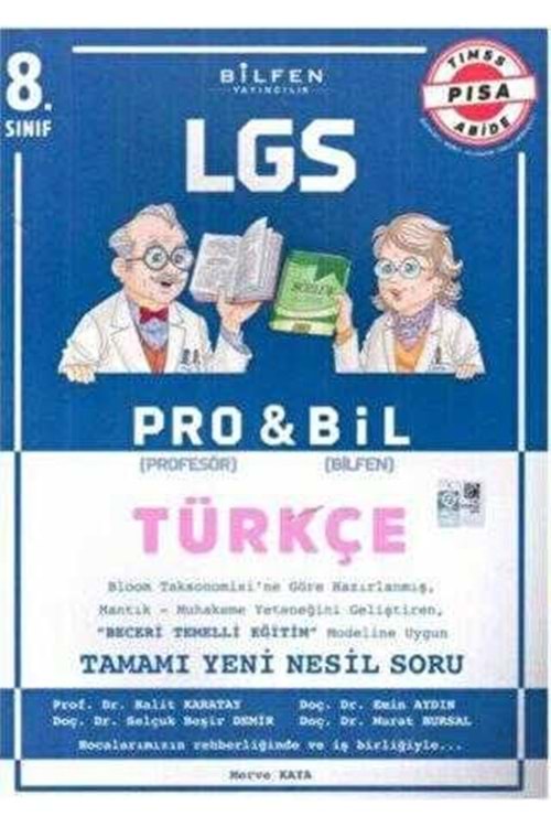 BİLFEN 8.SINIF TÜRKÇE 8 PRO&BIL SORU BANKASI