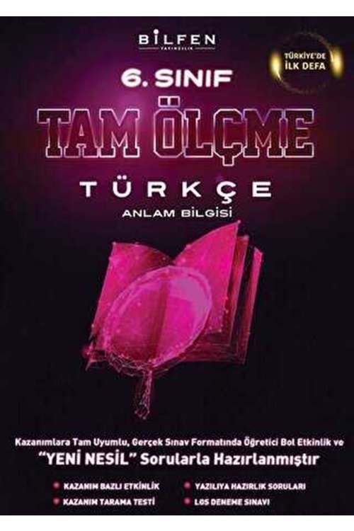 BİLFEN 6 SINIF TÜRKÇE TAM ÖLÇME YENİ