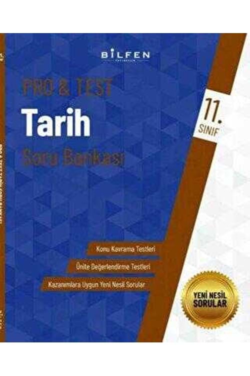 BİLFEN 11.SINIF PRO&TEST TARİH SORU BANKASI
