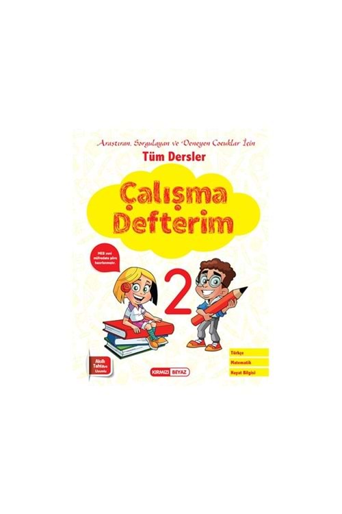 KIRMIZI BEYAZ ÇALIŞMA DEFTERİ