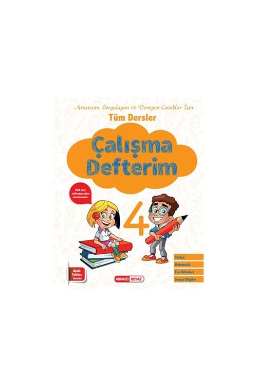 KIRMIZI BEYAZ ÇALIŞMA DEFTERİ