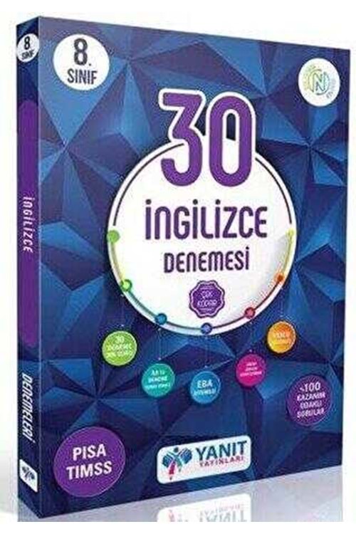 YANIT 8.SINIF 30 İNGİLİZCE DENEMESİ VİDEO ÇÖZÜMLÜ