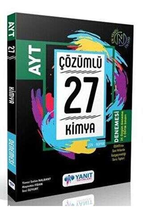 YANIT AYT ÇÖZÜMLÜ 27 KİMYA BRANŞ DENEMESİ