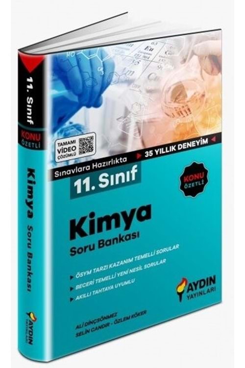 AYDIN 11.SINIF KİMYA KONU ÖZETLİ SORU BANKASI