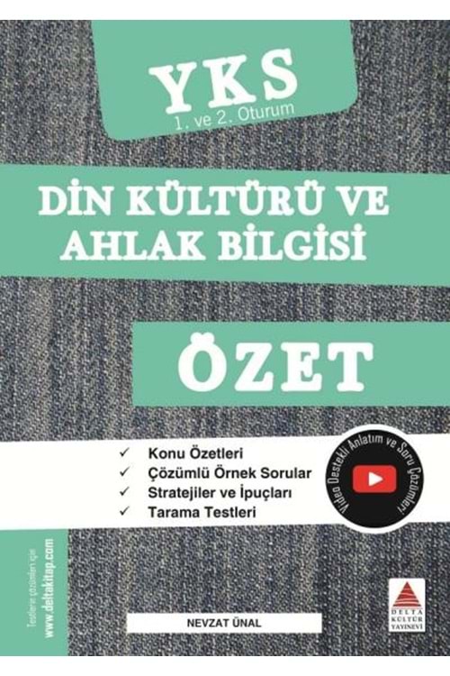 DELTA YKS DİN KÜLTÜRÜ VE AHLAK BİLGİSİ ÖZET