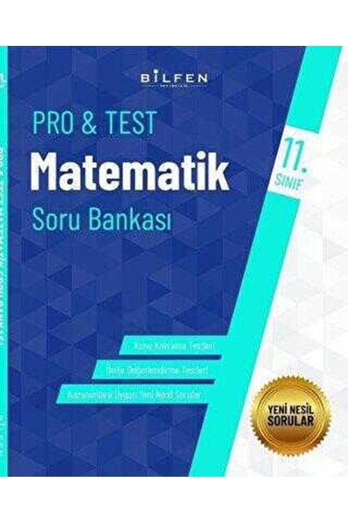 BİLFEN 11.SINIF PRO&TEST MATEMATİK SORU BANKASI
