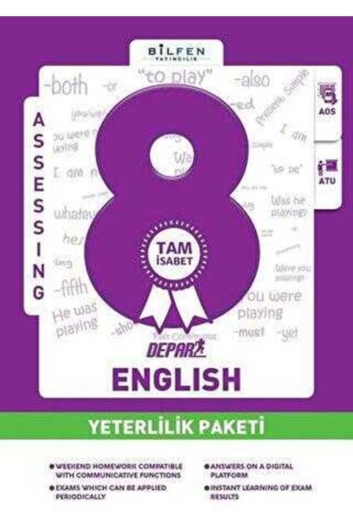 BİLFEN 8.SINIF İNGİLİZCE DEPAR YETERLİLİK PAKETİ
