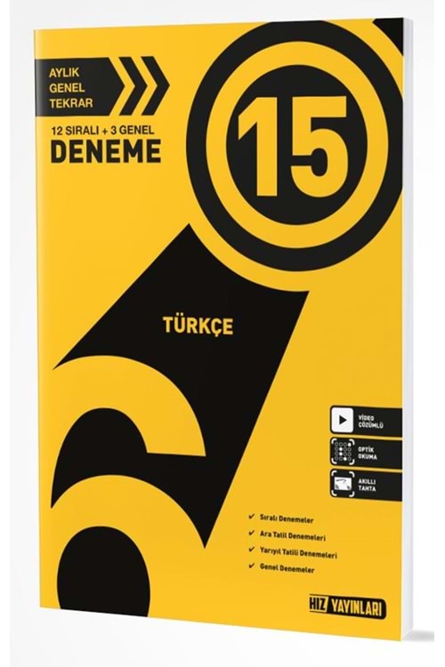 HIZ 6.SINIF TÜRKÇE DENEME 15 Lİ HO 23-24