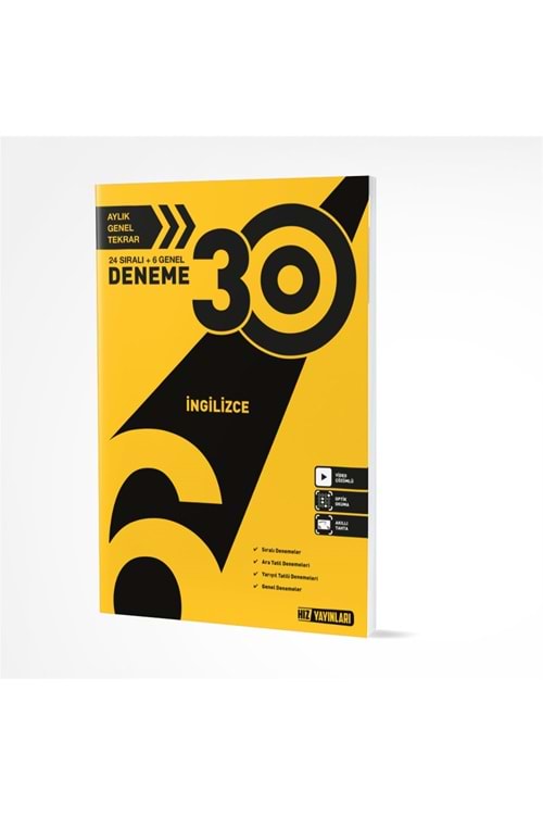HIZ 6.SINIF İNGİLİZCE DENEME 30 LU 24-25