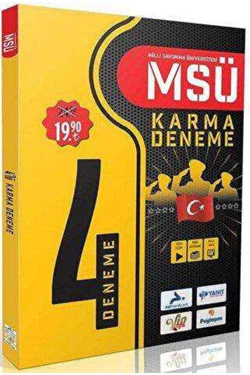 ELİT KARMA MSÜ (Milli Sav. Üniv.) KARMA 4 FASİKÜL DENEME