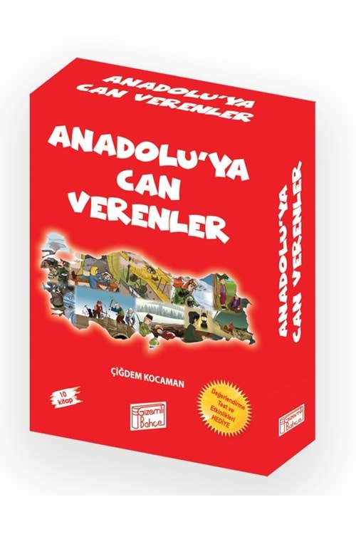 GİZEMLİ BAHÇE 9 YAŞ ANADOLUYA CAN VERENLER 10 KİTAP SAYFA SAYISI 64