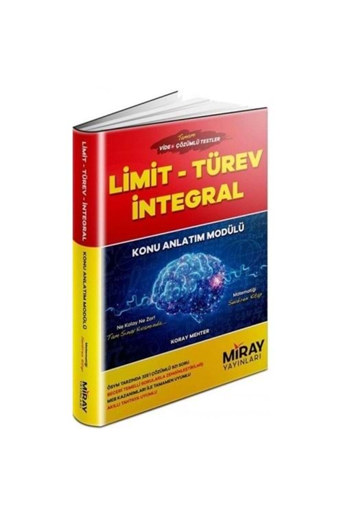 AYDIN LİMİT - TÜREV - İNTEGRAL KONU ANLATIM MODÜLÜ (KAMPANYALI ÜRÜN)